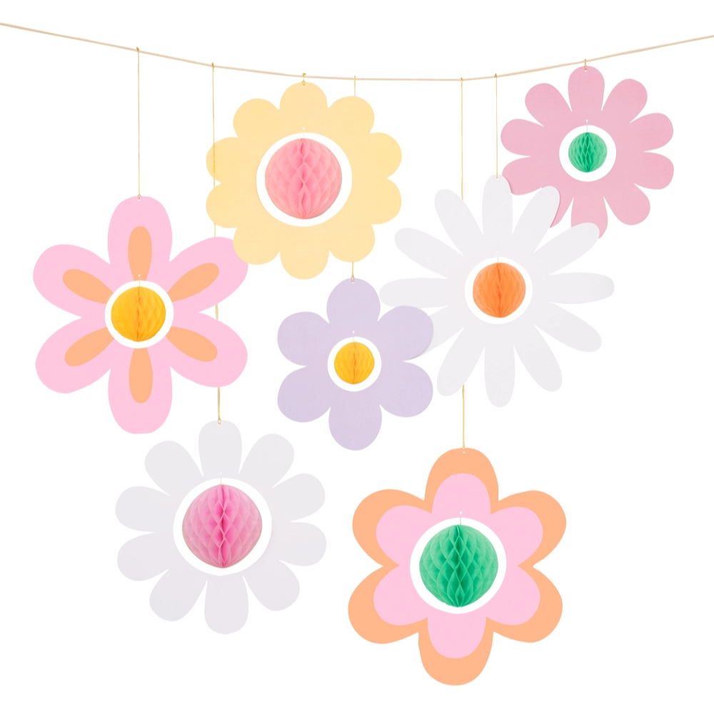 Groovy Flower Hanging Decorations