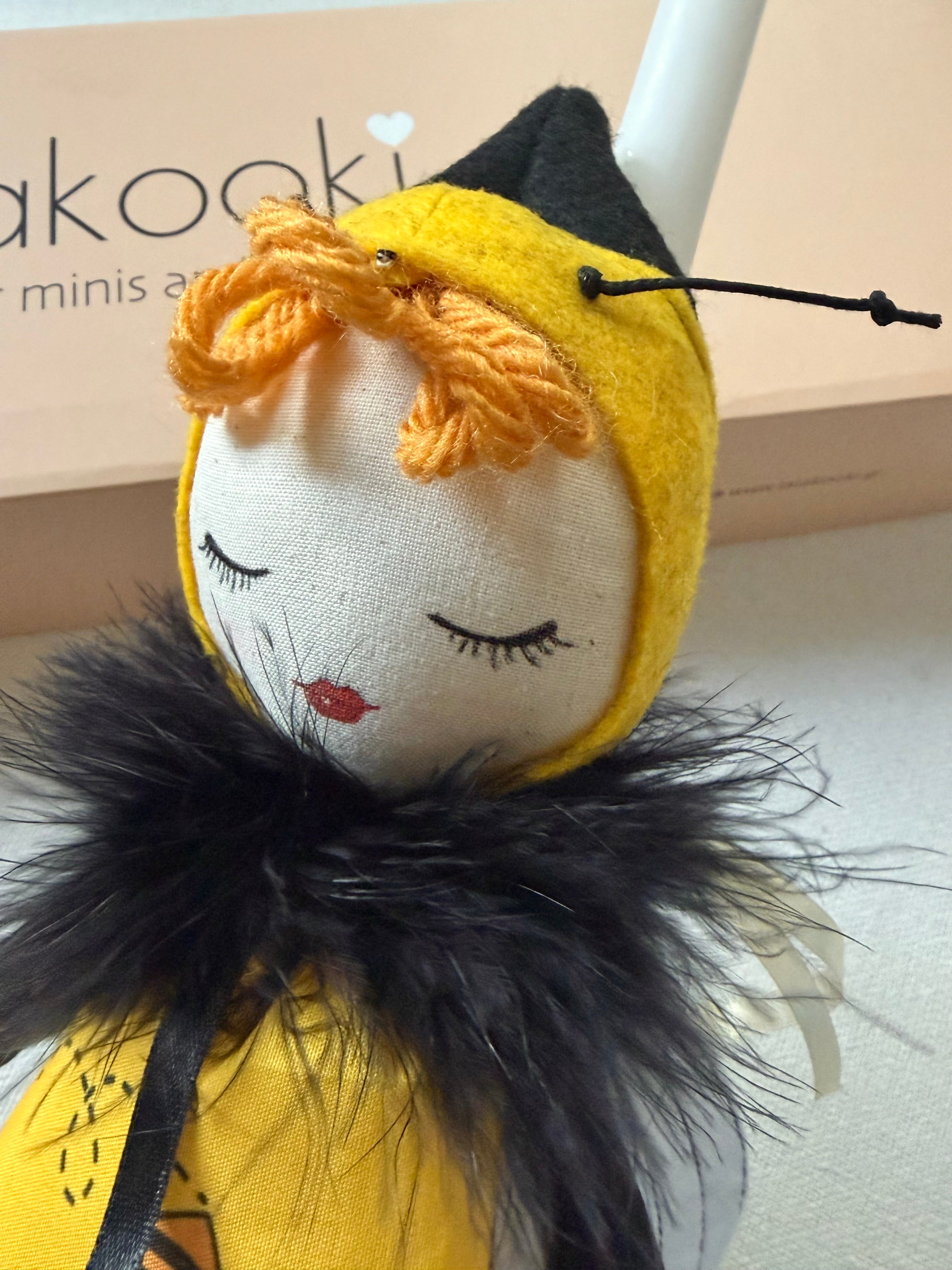 Handmade Easter candle Melina the bee