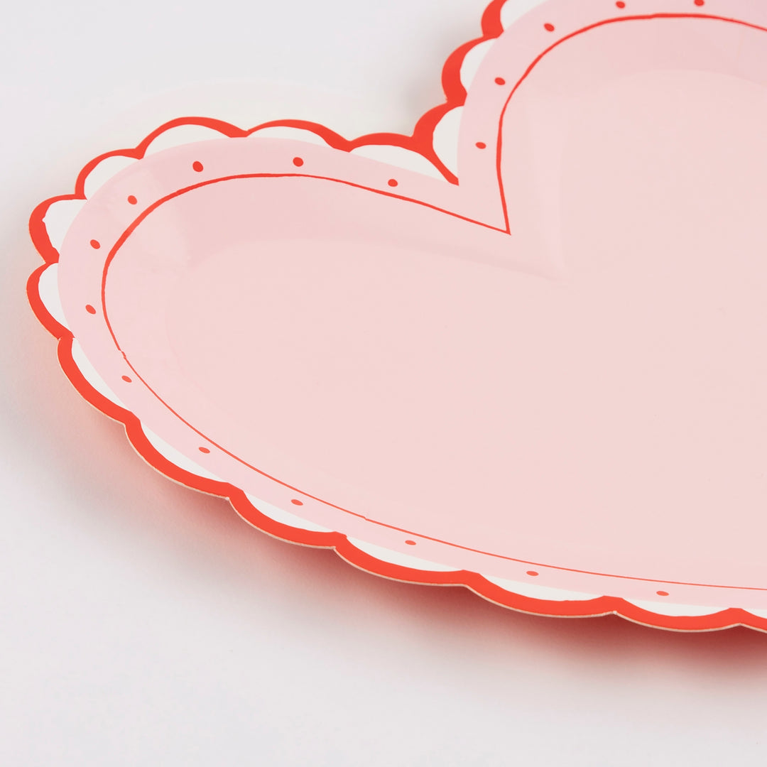 Lacy Heart Dinner Plate (8pcs)