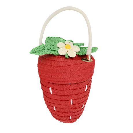 Παιδική Πλεκτή Τσάντα Φράουλα 4+ - Meri Meri