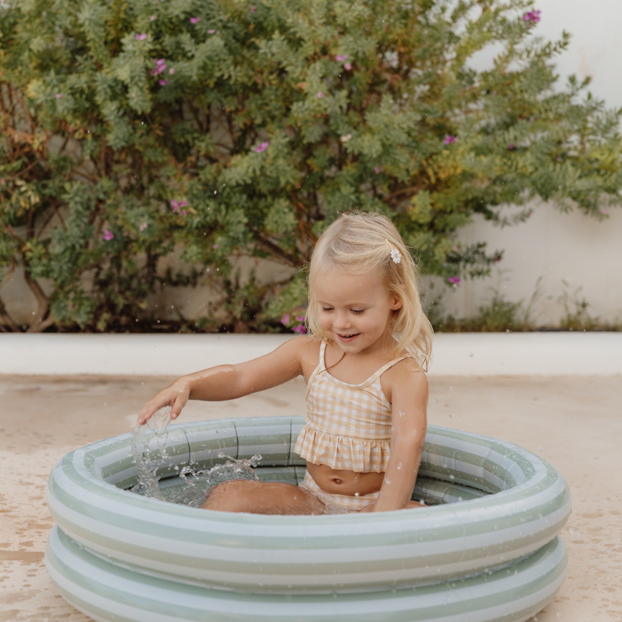 Παιδική φουσκωτή πισίνα Fresh Greens 2ετών+ 80cm Little Dutch