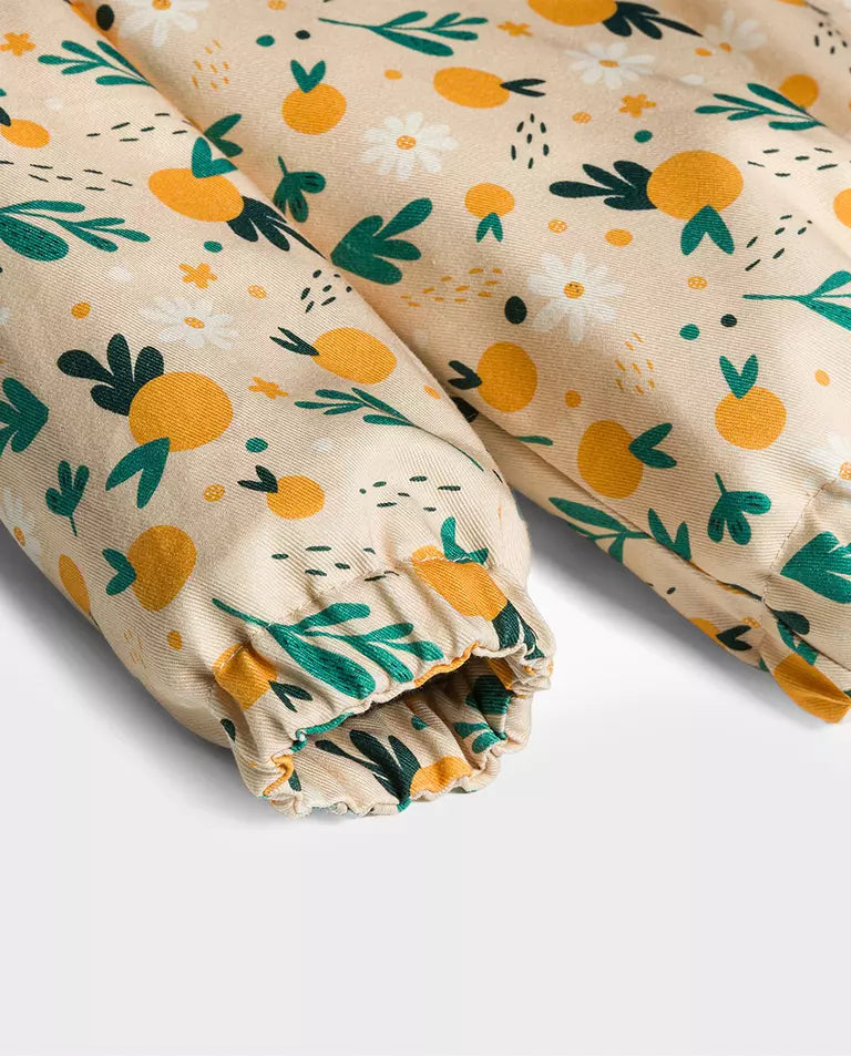 Bomber Jacket with lining and Lemons print 3Years-8Years