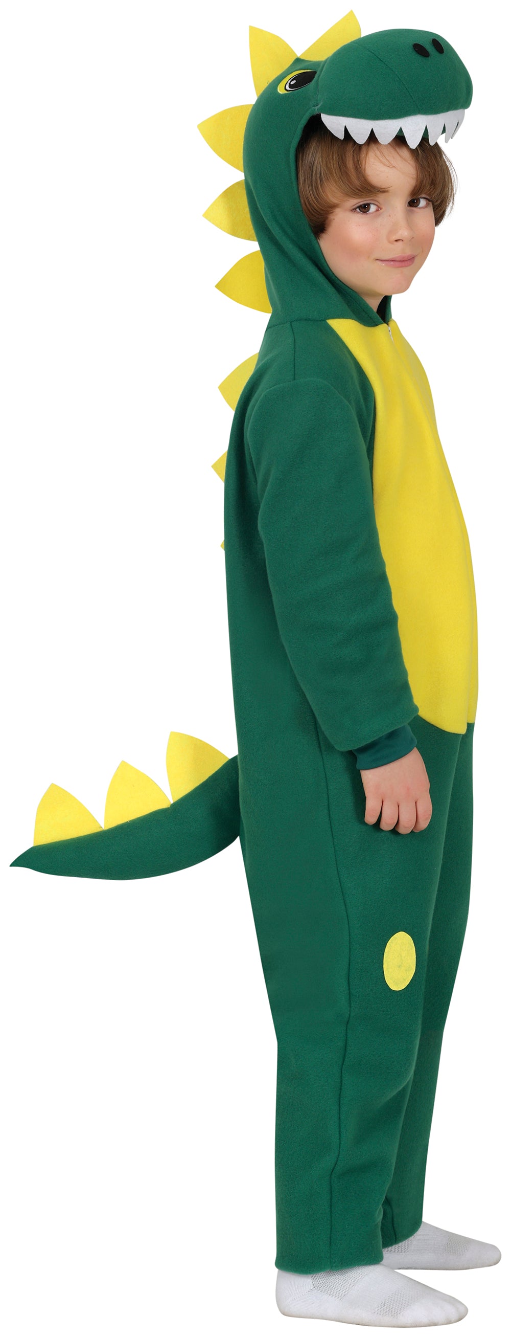 Kid's one-piece costume Green Dinosaur 3-6Υ