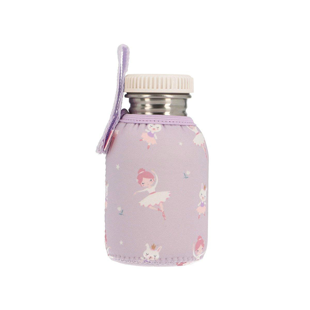 Kids Water Stainless steel Bottle with neopren cover Ballerina 350m