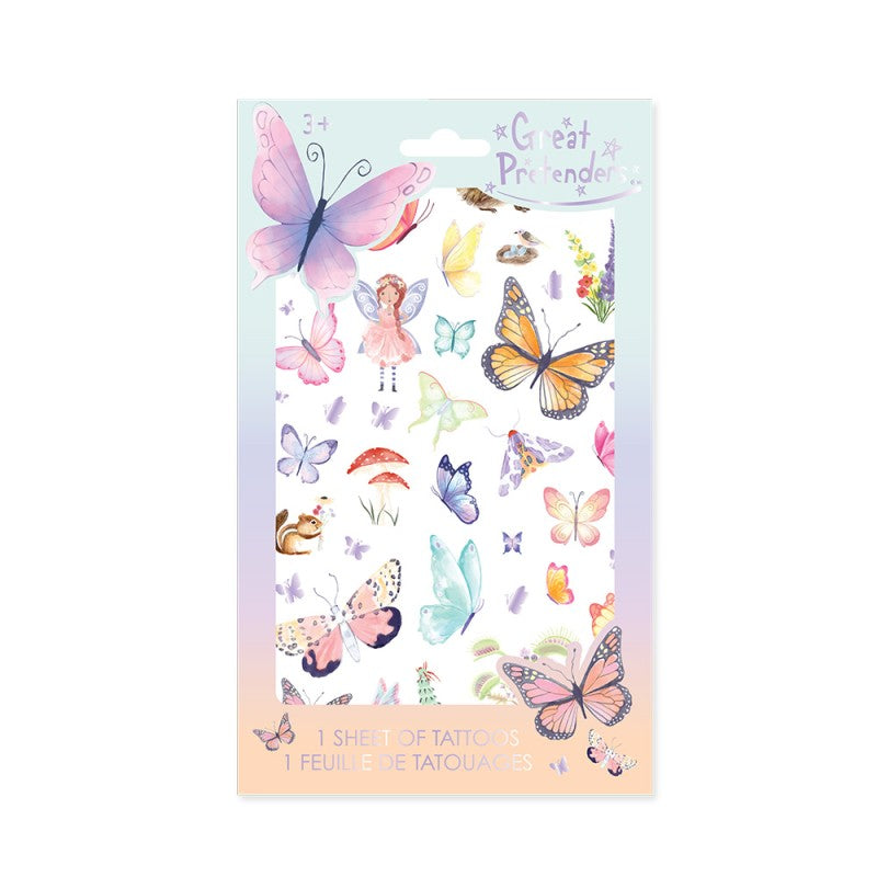 Great Pretenders Τατουάζ 18 τμχ. Πεταλούδα 3+ετών