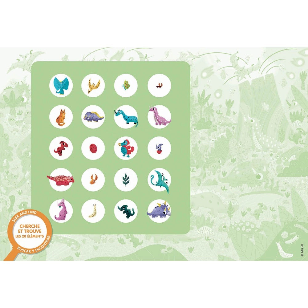 Kid's Observation Puzzle  DinosaursAuzou 54 pcs 4+ years