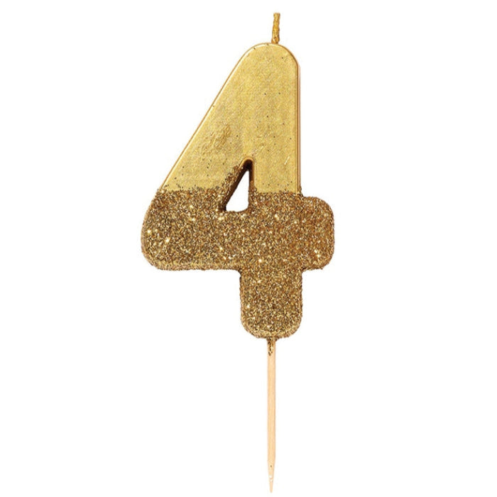 Κεράκι Χρυσό Νο 4