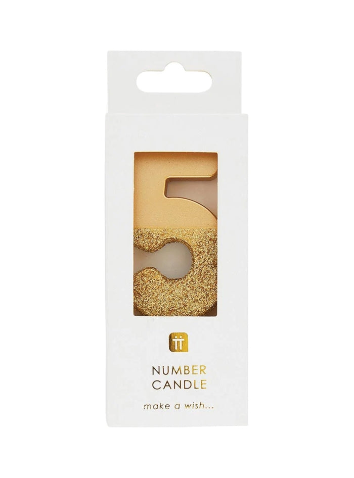 Κεράκι Χρυσό Νο 5