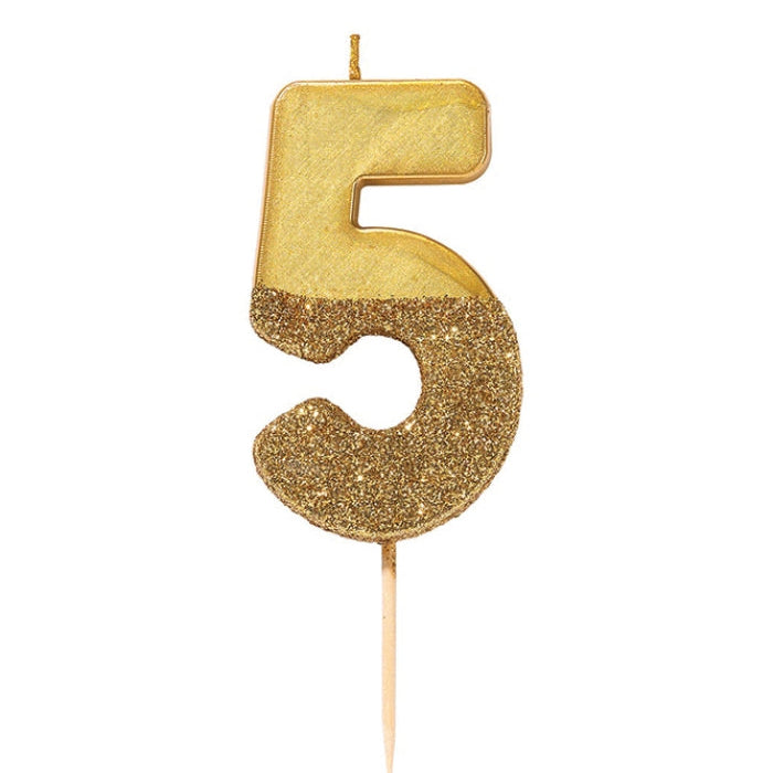 Κεράκι Χρυσό Νο 5