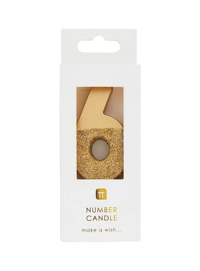 Κεράκι Χρυσό Νο 6