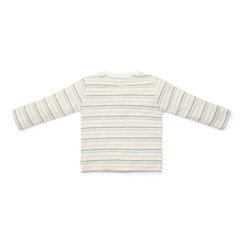 Kids long sleeve t-shirt with buttons Multi 1-4Years Little Dutch