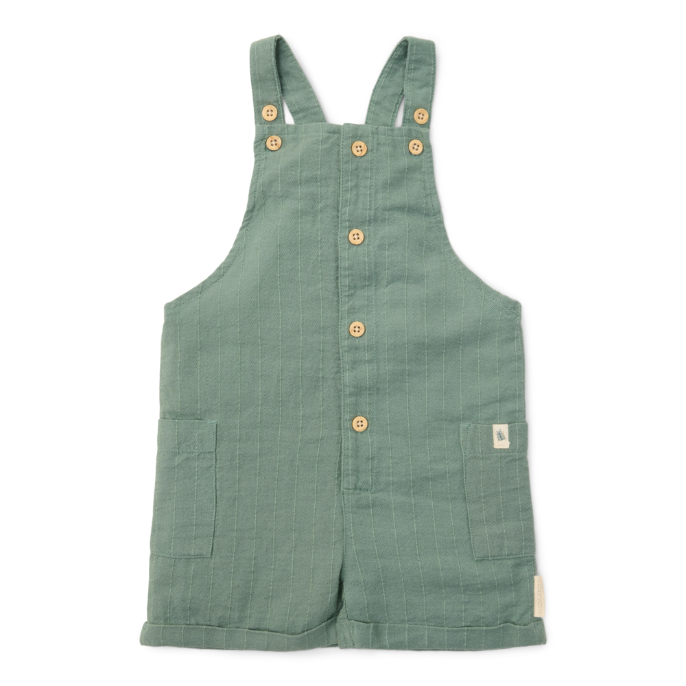 Kids dungarees Forest green 1-4Years Little Dutch