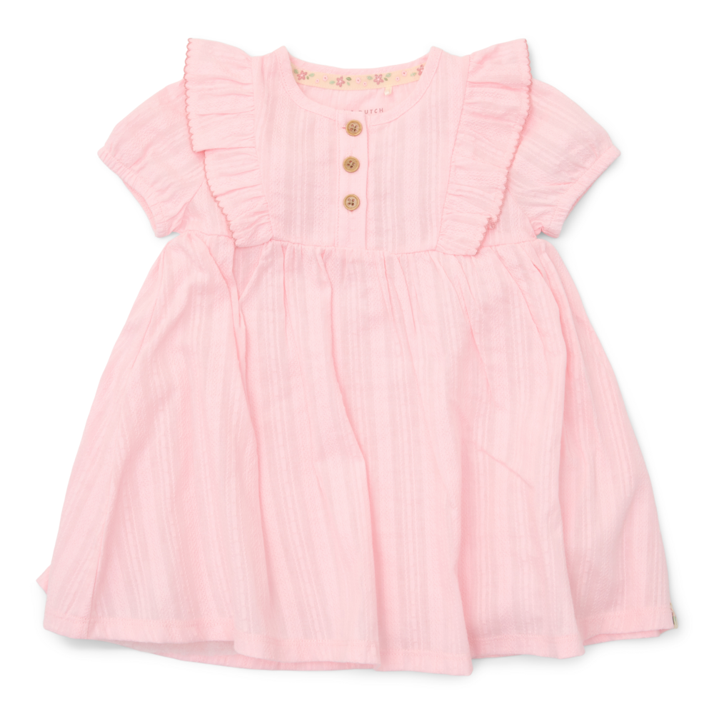 Kids short sleeve dress Lotus 1-4Years Little Dutch