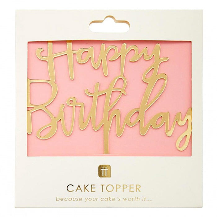 Cake Topper Happy Birthday