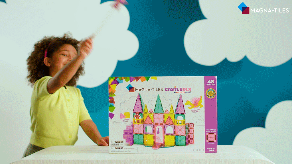 Castle DLX 48-Piece Set 3Y+ Magna Tiles