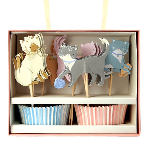 Cupcake Kit Cute Kittens (24τμχ)