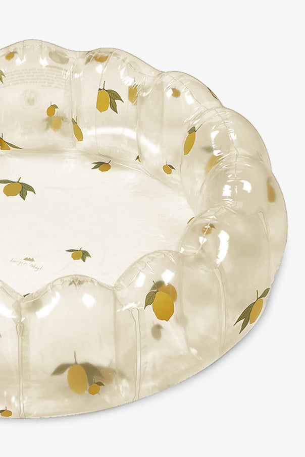 Large shell pool transparent - mon grand lemon 160x45cm 3+ years Konges Slojd