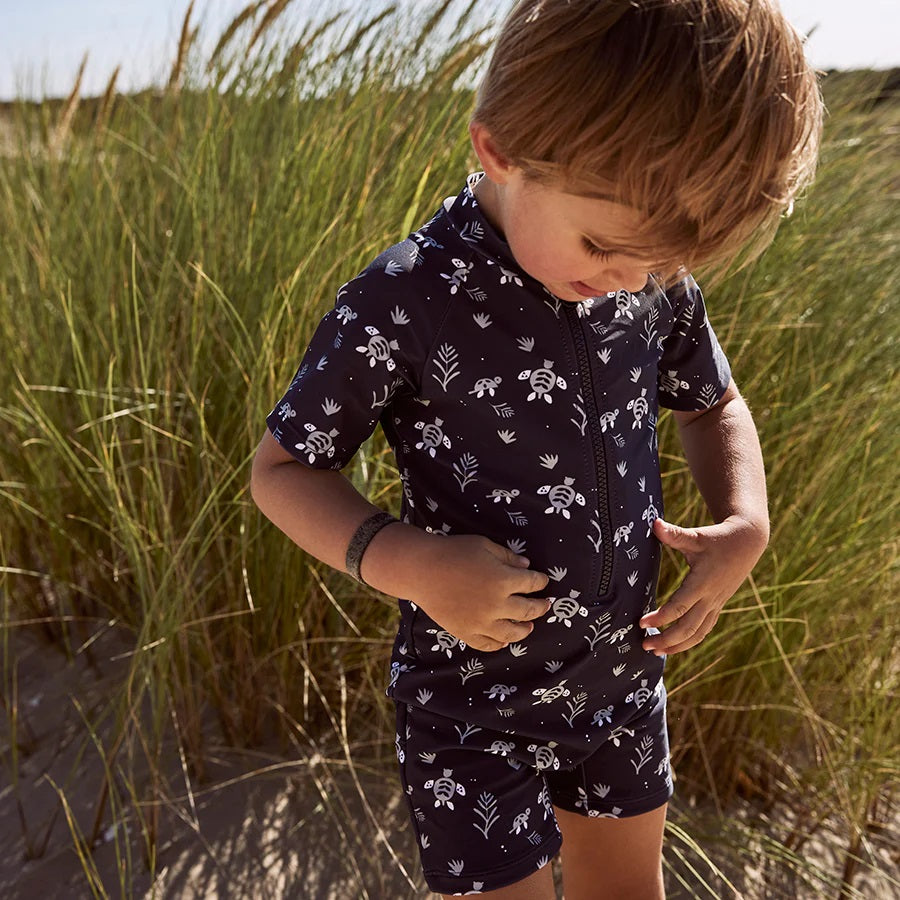 Kid's swimsuit with UV50 protection-Fresk Turtle-3M-8Y