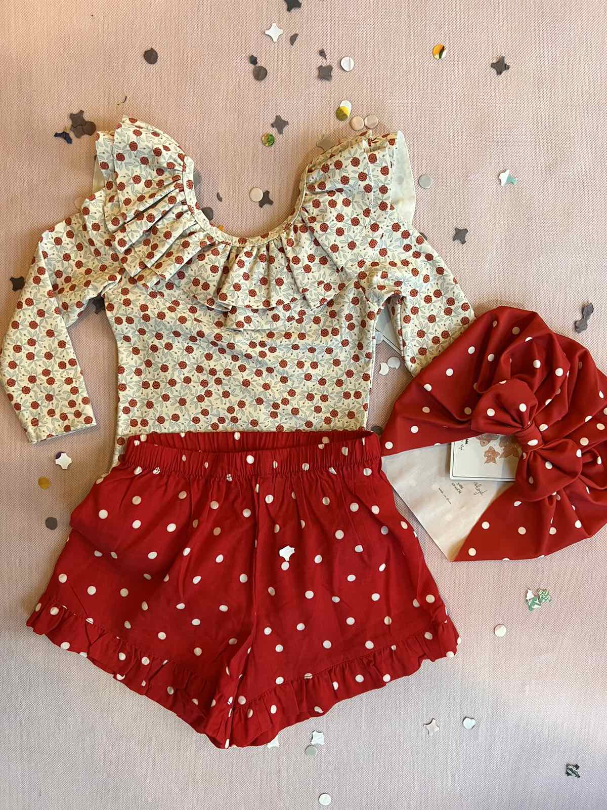 Kid's long-sleeved swimsuit Mimi Fleur 6M-2Y - Konges Slojd