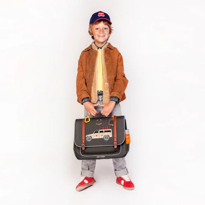 Retro school bag - It Bag Midi - Camp Life 30x38x15cm- 6Y+ Jeune Premier