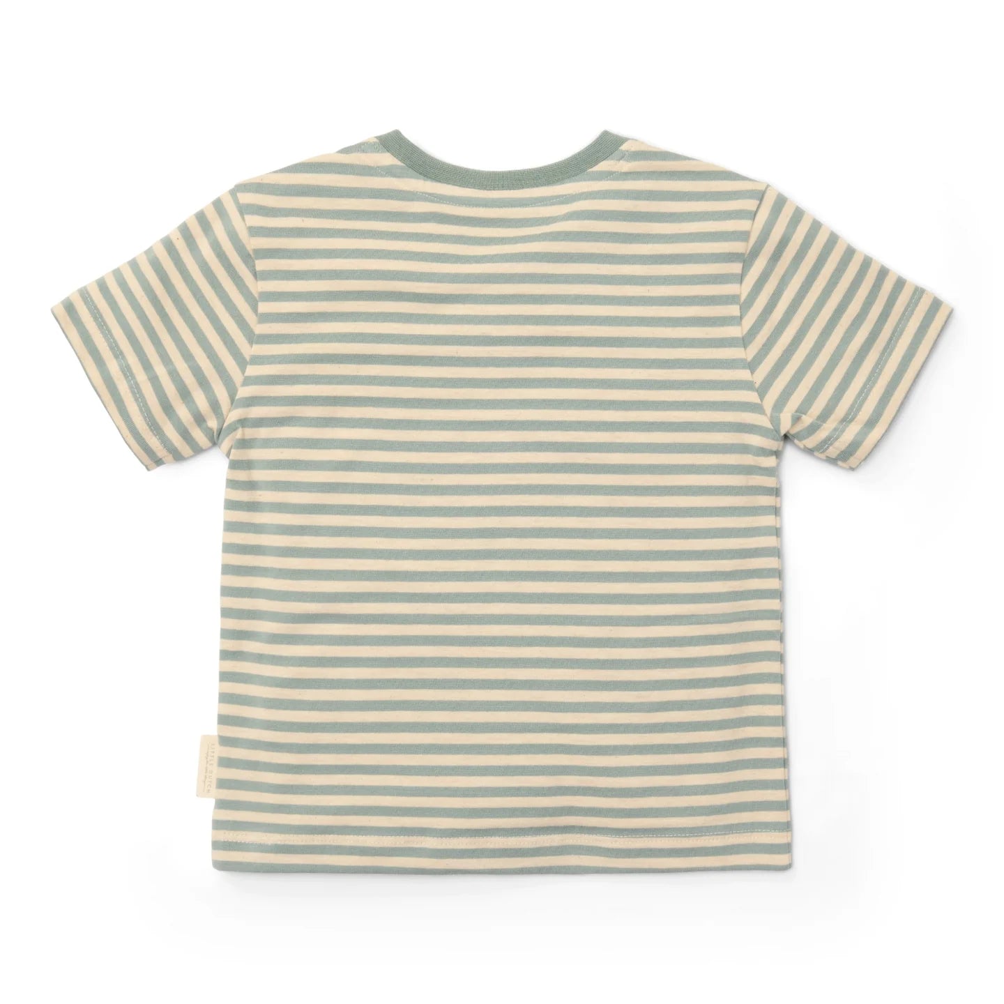Forest Green Stripe Short Sleeve T-Shirt 1-4Years Little Dutch