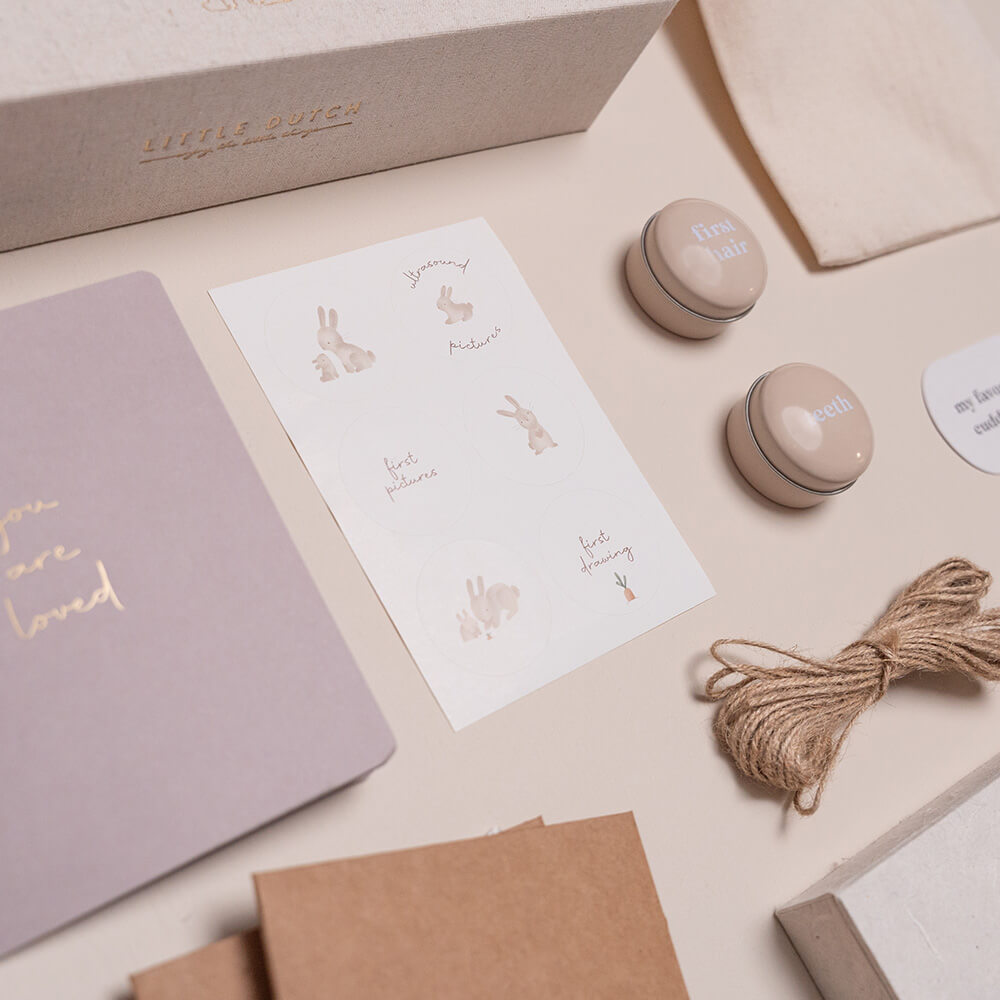 Κουτί αναμνήσεων δώρο για νεογέννητο μωρό Baby Bunny Little Dutch LD4745