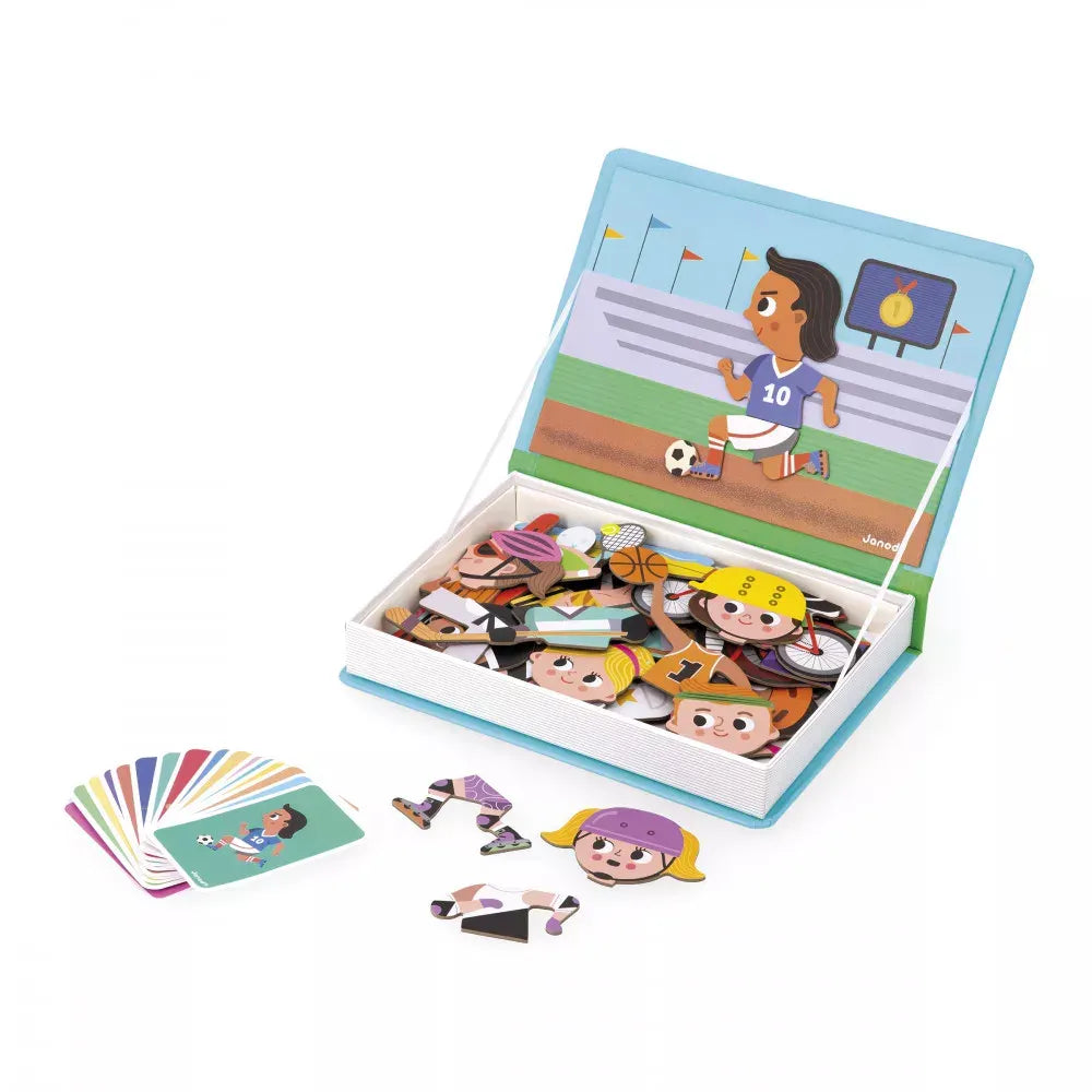 Magnetic book Sports 3Y+ Janod