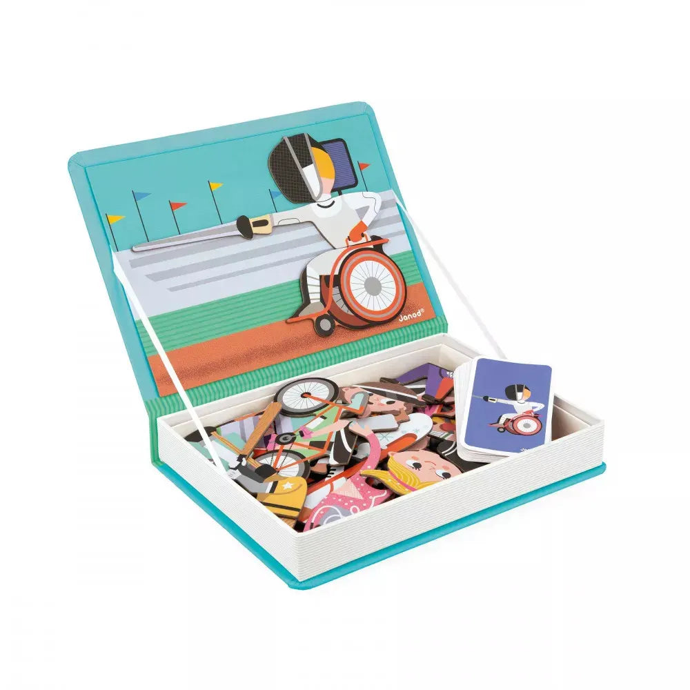 Magnetic book Sports 3Y+ Janod