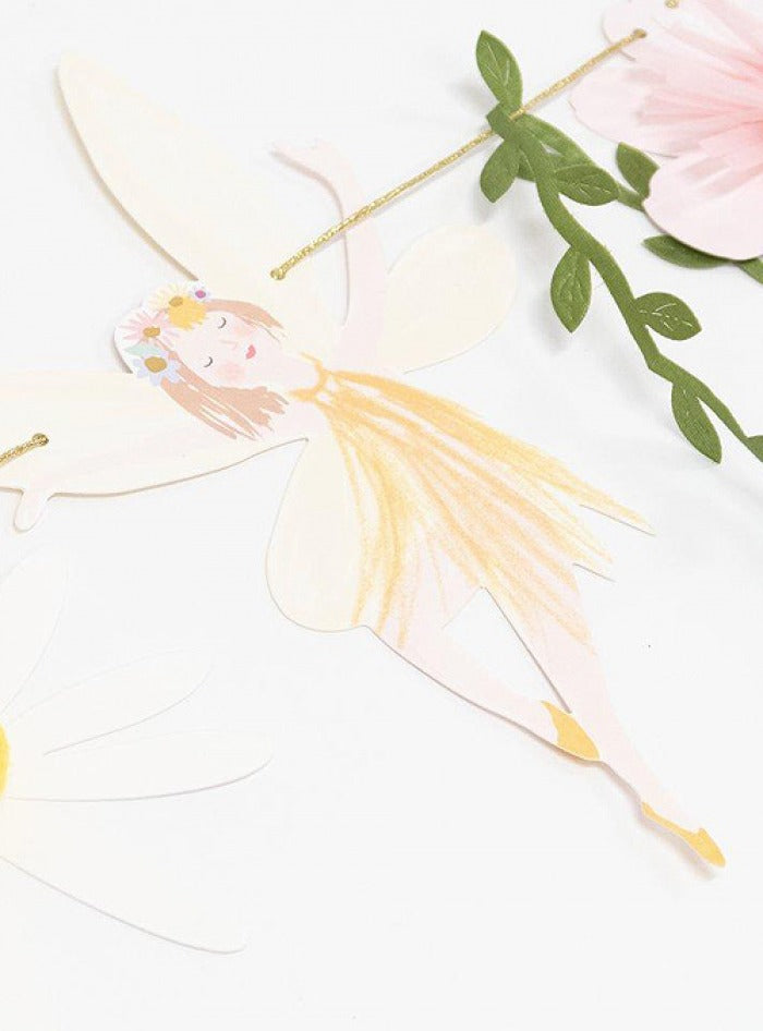 Διακοσμητική χάρτινη γιρλάντα για παιδικό πάρτι Νεράιδα