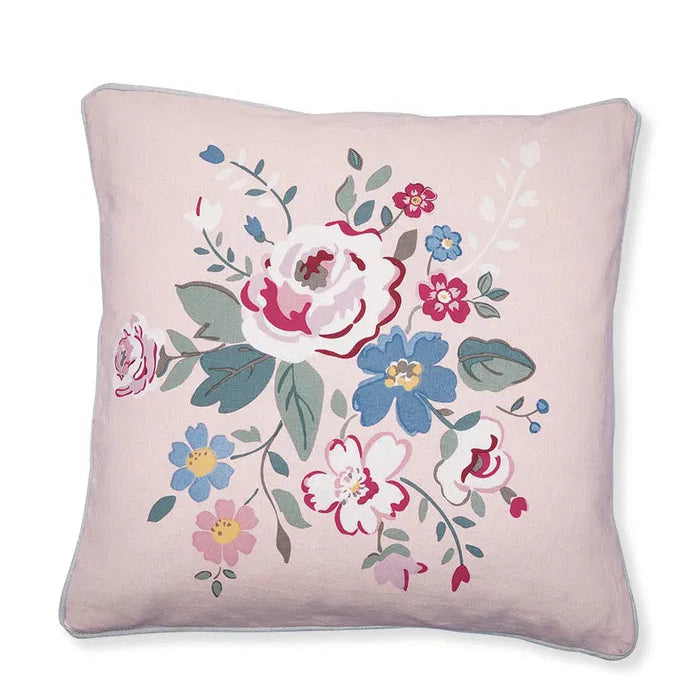 Ρετρο Φλοράλ Διακοσμητικό Μαξιλάρι 50x50cm