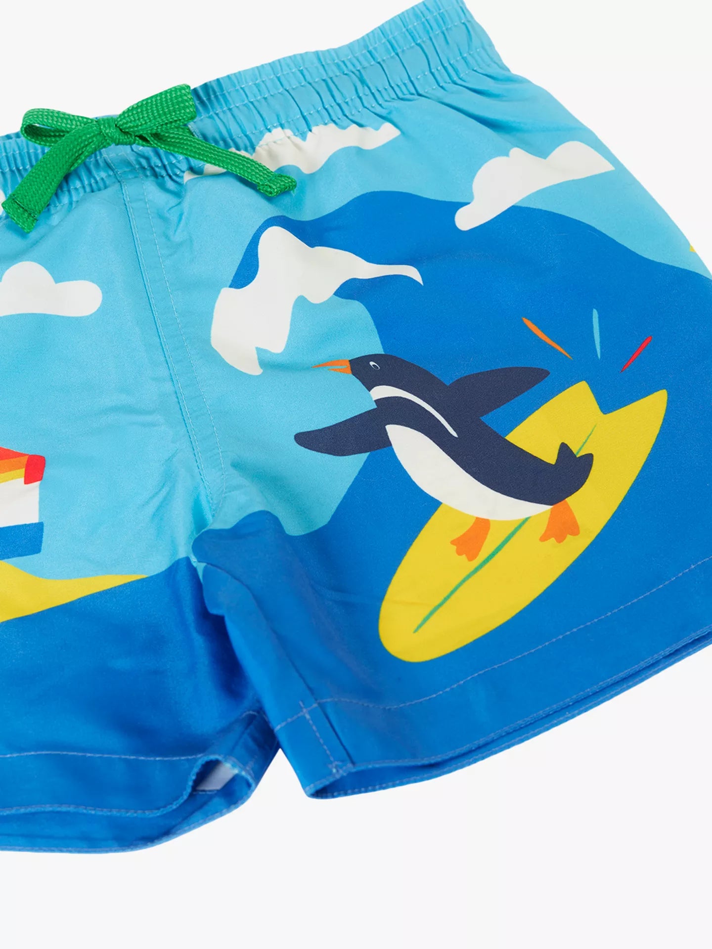 Kids swim shorts Blue Skies/Beach 2-8Y Frugi