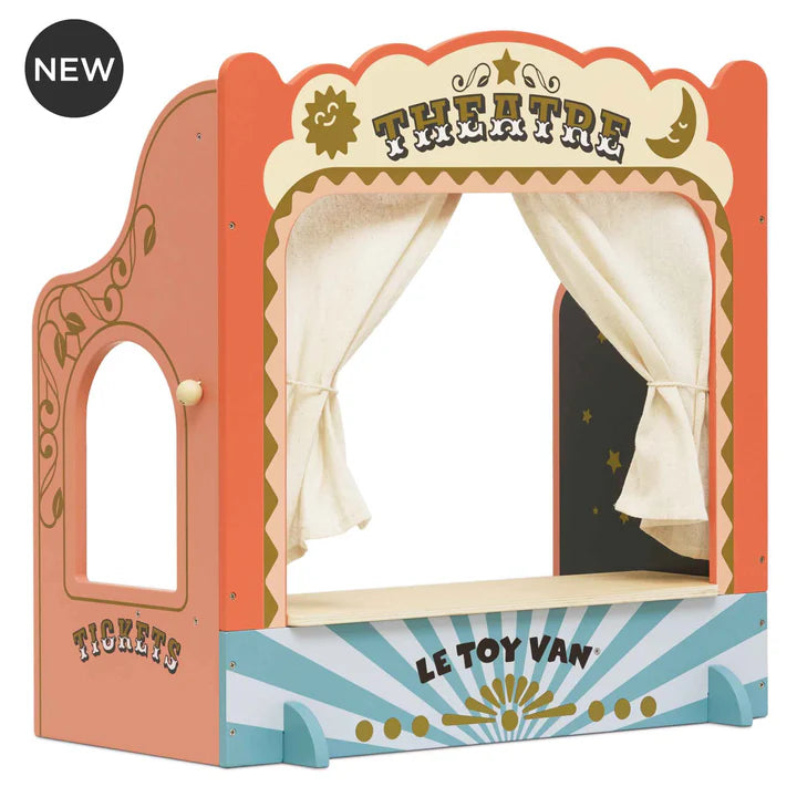 Le Toy Van Kid's Wooden Tabletop Theatre  3+ 57x29.5x54.5cm