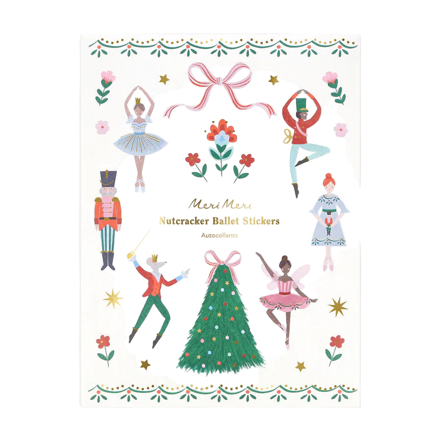 Christmas Stickers Ballet Nutcracker 10 sheets