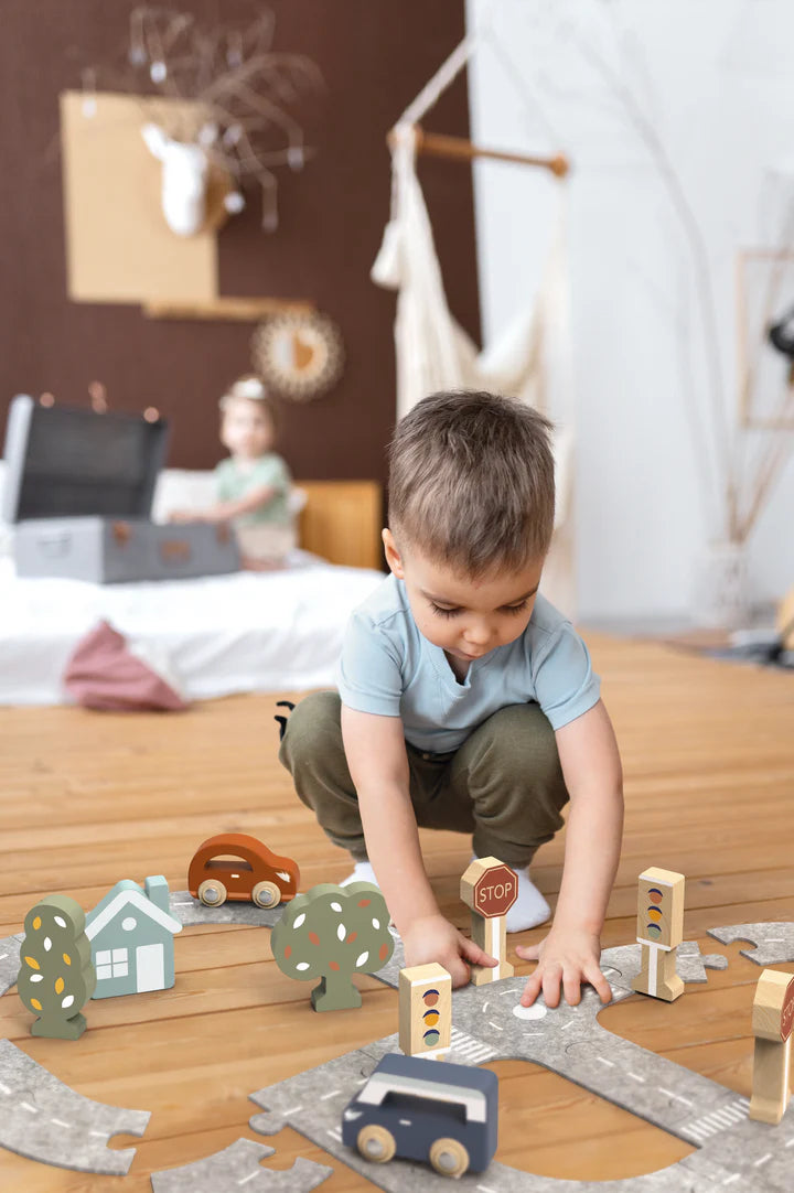 Children's Car Track puzzle with cars 3+ Speedy Monkey