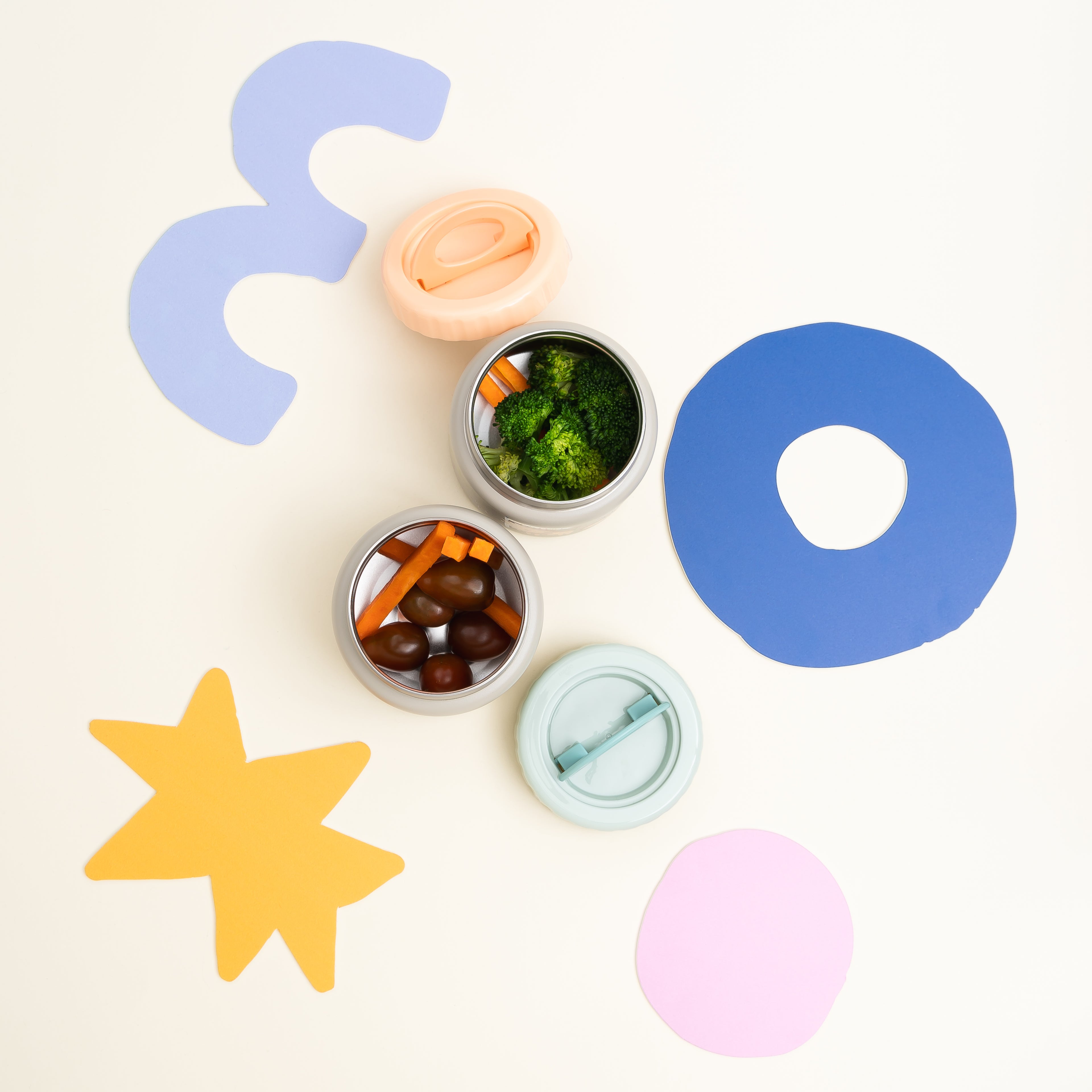 Stainless steel thermal food container Confetti 350ml The Cotton Cloud