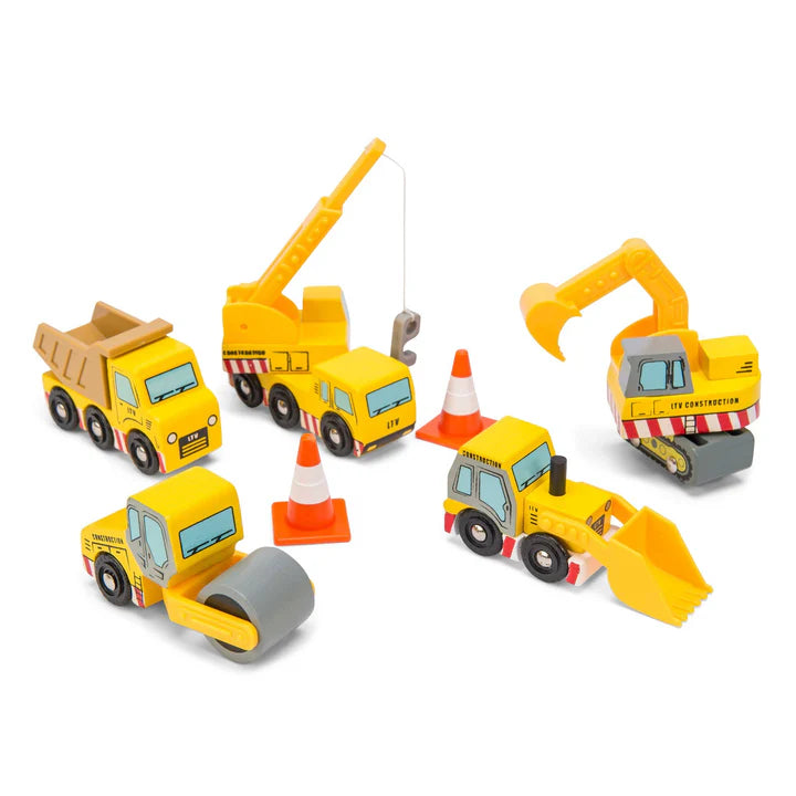 Le Toy Van Construction Cars set 3+