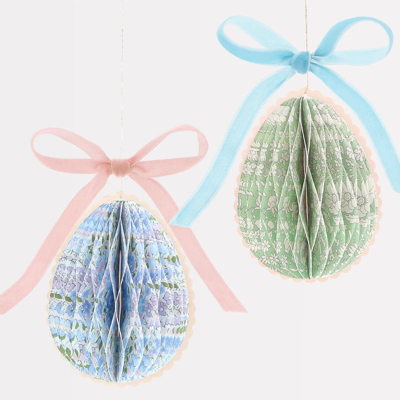 Decorative honeycomb Easter eggs Liberty 6pcs