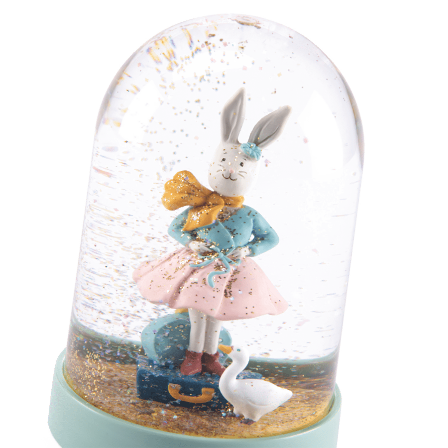Decorative Snow Globe Bunny – Little Dance School - Moulin Roty