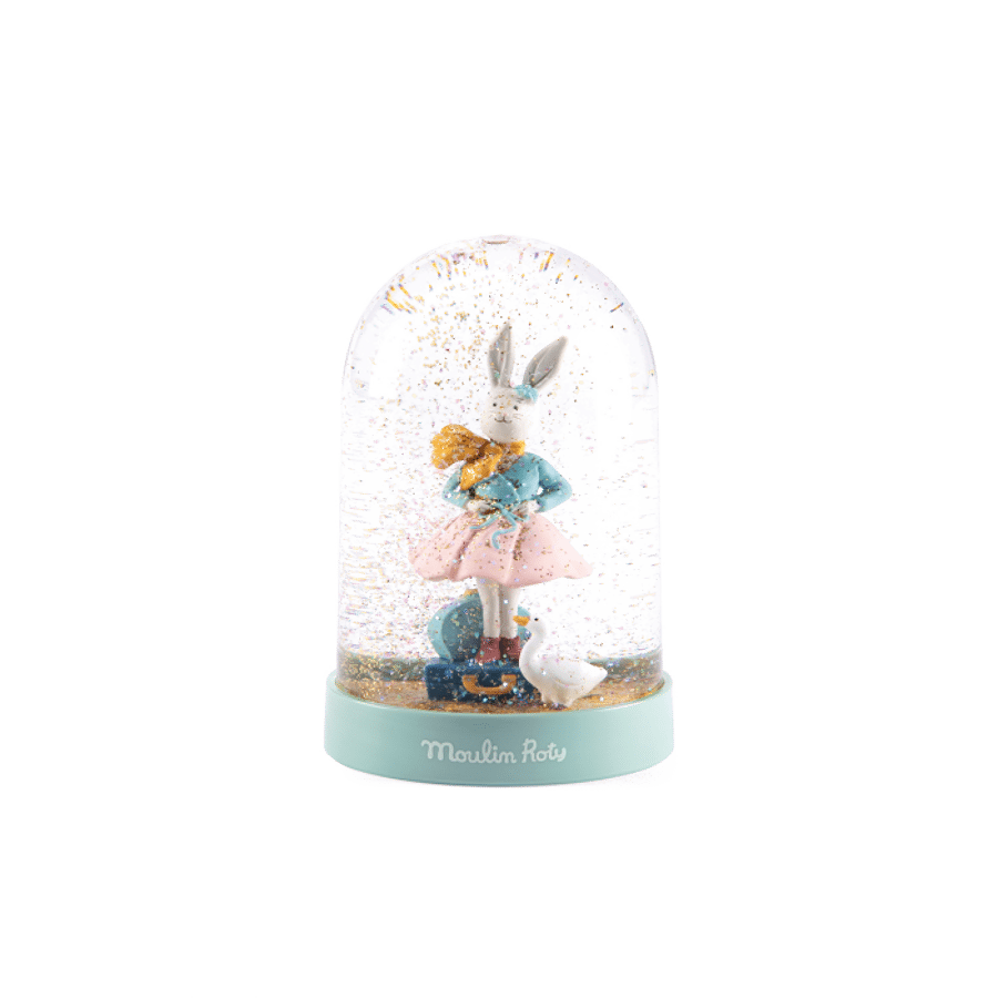 Decorative Snow Globe Bunny – Little Dance School - Moulin Roty