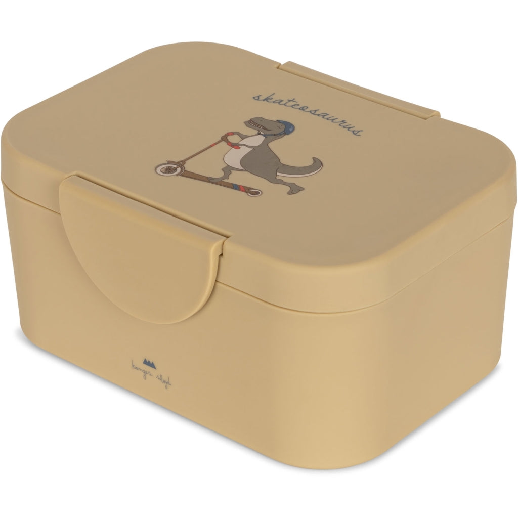 Δοχείο φαγητού με διαχωριστικό Skatesaurus 17x12x8.5εκ. Konges Slojd