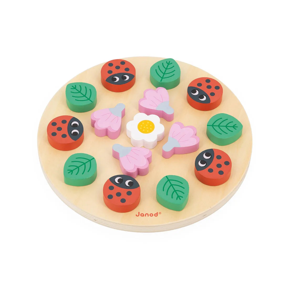 Children's educational toy My first Mandala - Garden 2+ Janod