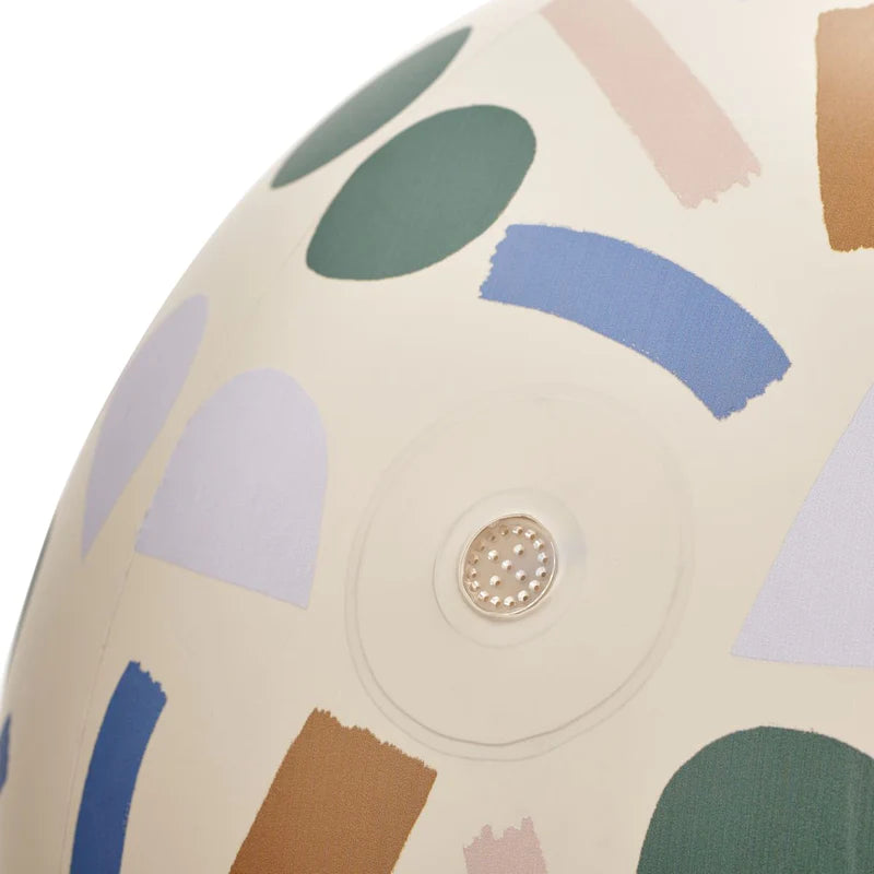 Kid's inflatable ball with sprinkler Luis Paint Stroke/Sandy - Liewood 60cm
