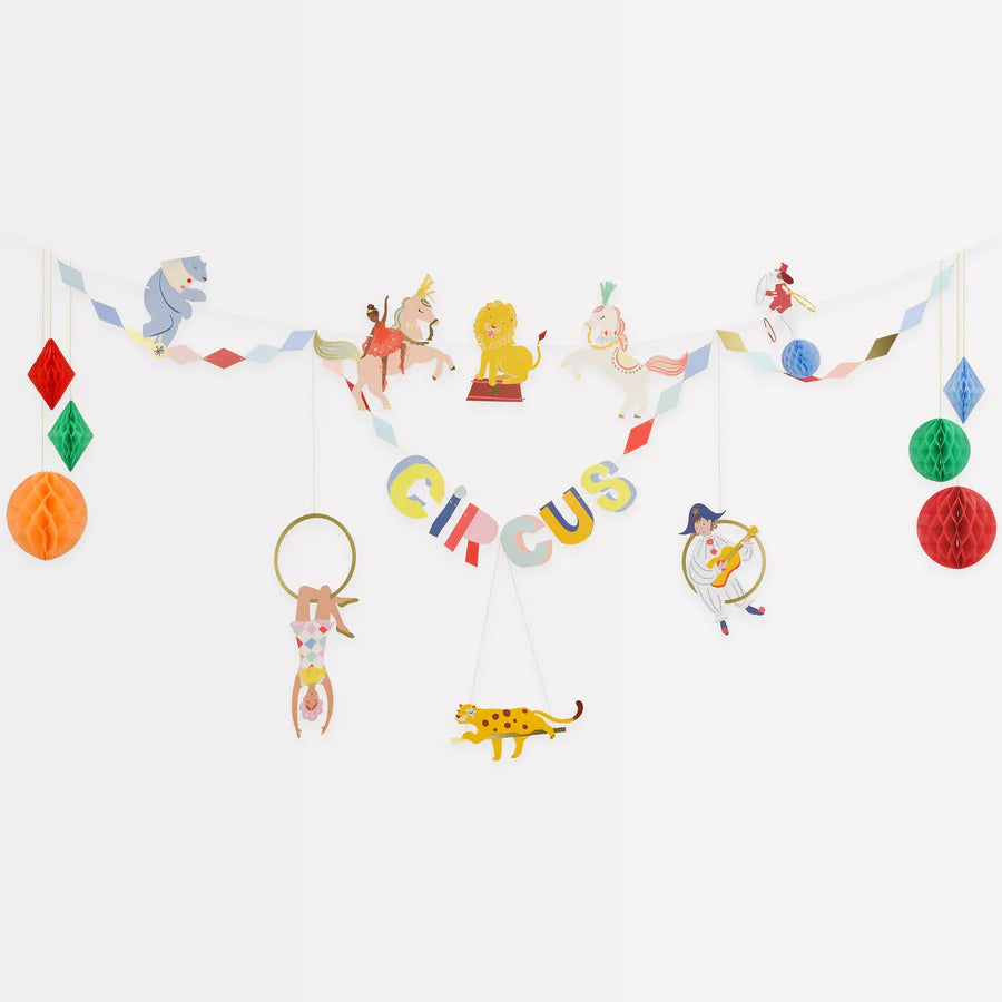 Vintage Decorative Garland Circus-2.4m