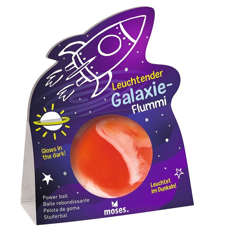 Παιδικό παιχνίδι τρελομπαλάκι φωσφορίζον Glowing galaxy 3 colors