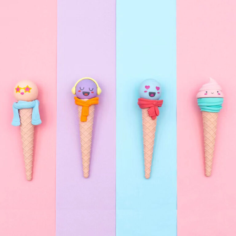 Σχολική γόμα με σχέδιο παγωτό Fancy Eraser - Funny Ice-cream 1 τμχ