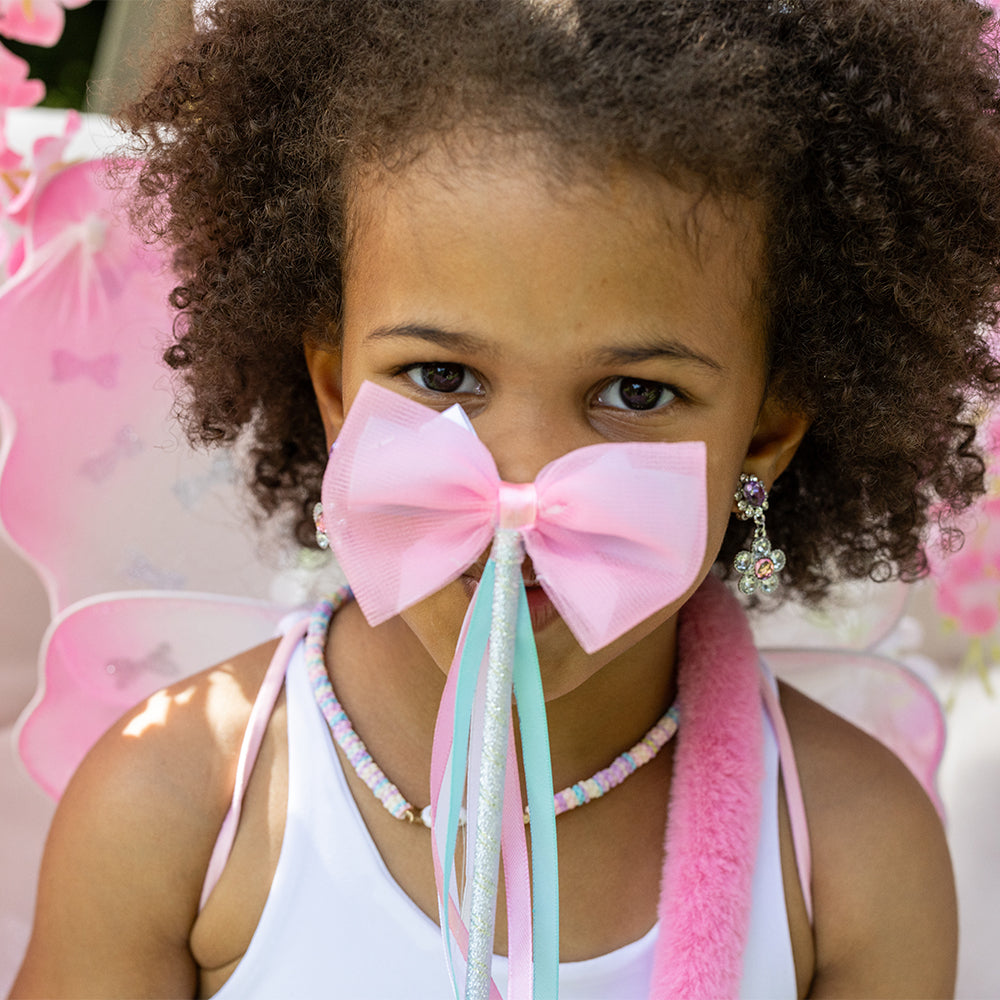 Great Pretenders Pink- Mint Butterfly Dress, Wing and Wand 4-6 years