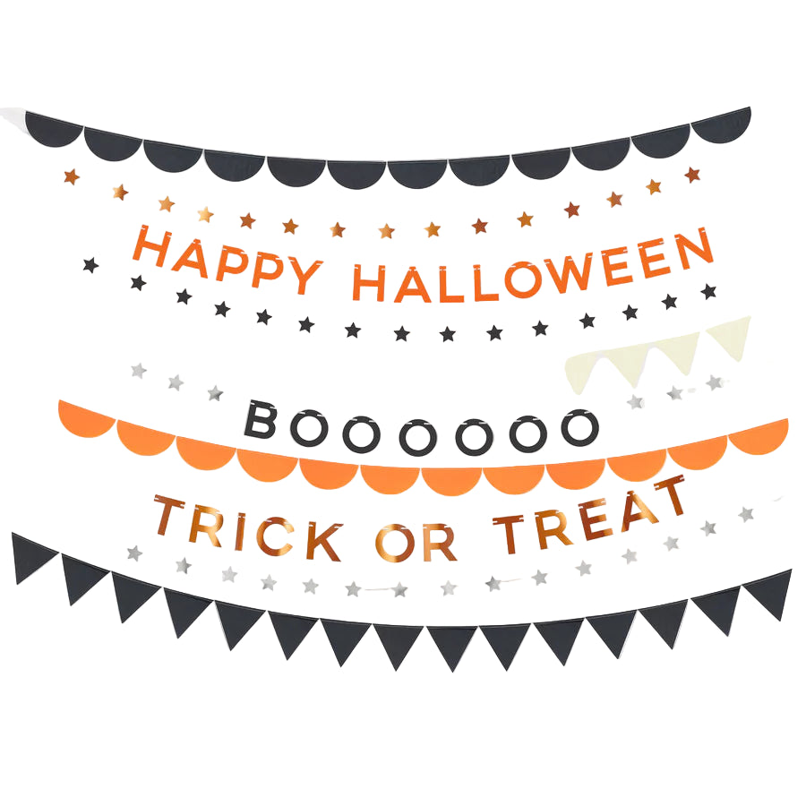 Halloween paper Garlands set 10 pcs