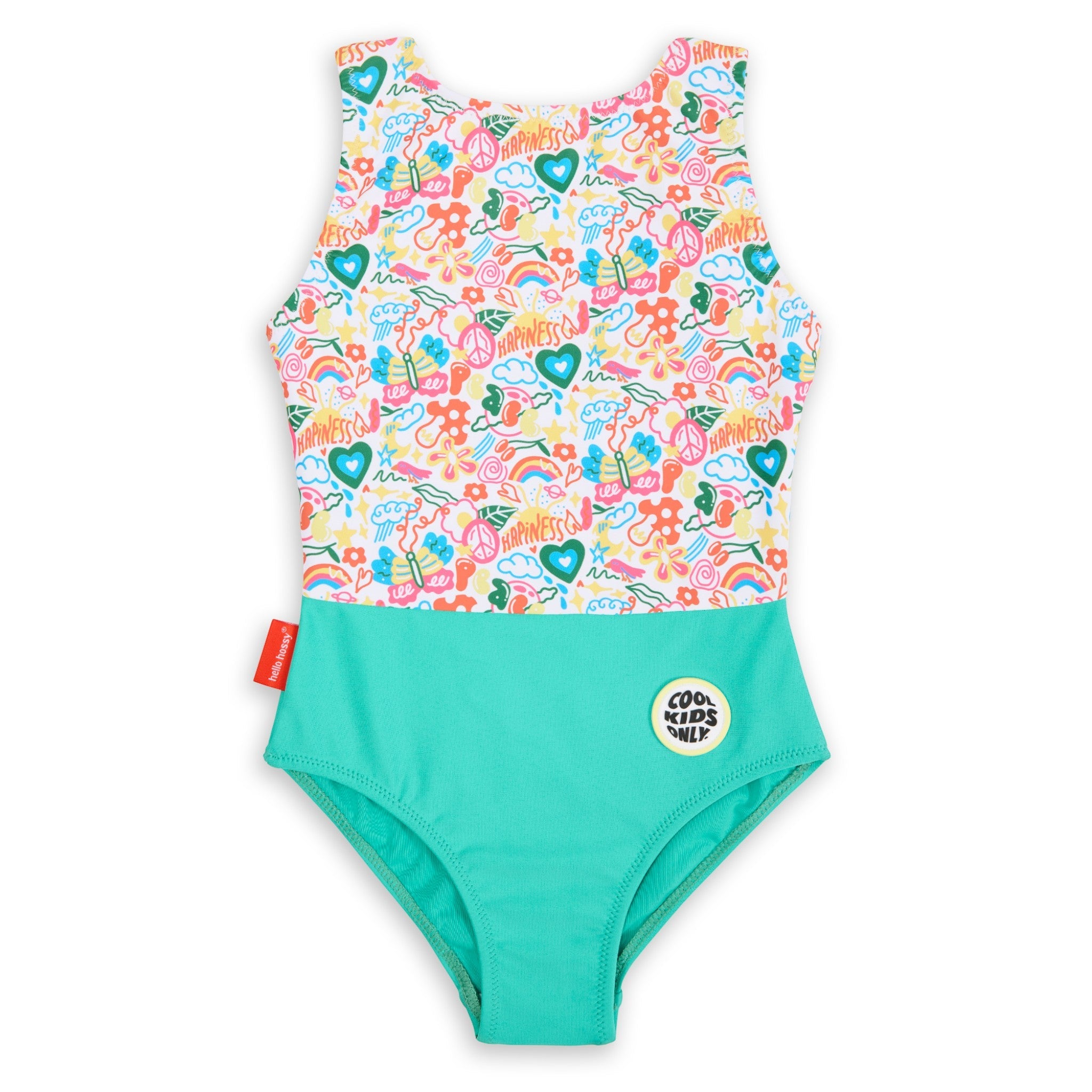 Kid's one-piece swimsuit with UV50 protection Happiness 3-8Y Hello Hossy