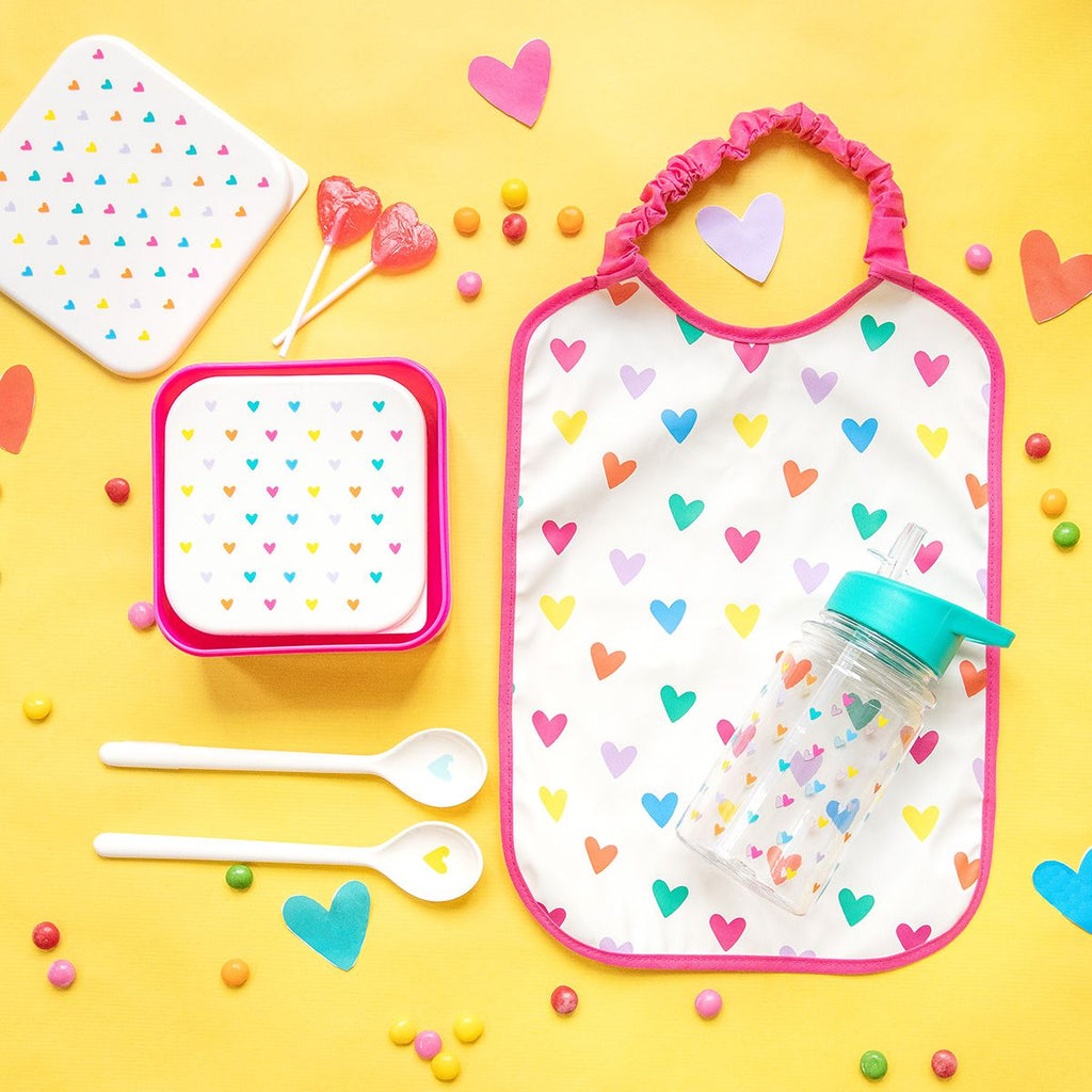 Kid's set of 2 lunch boxes Hearts 