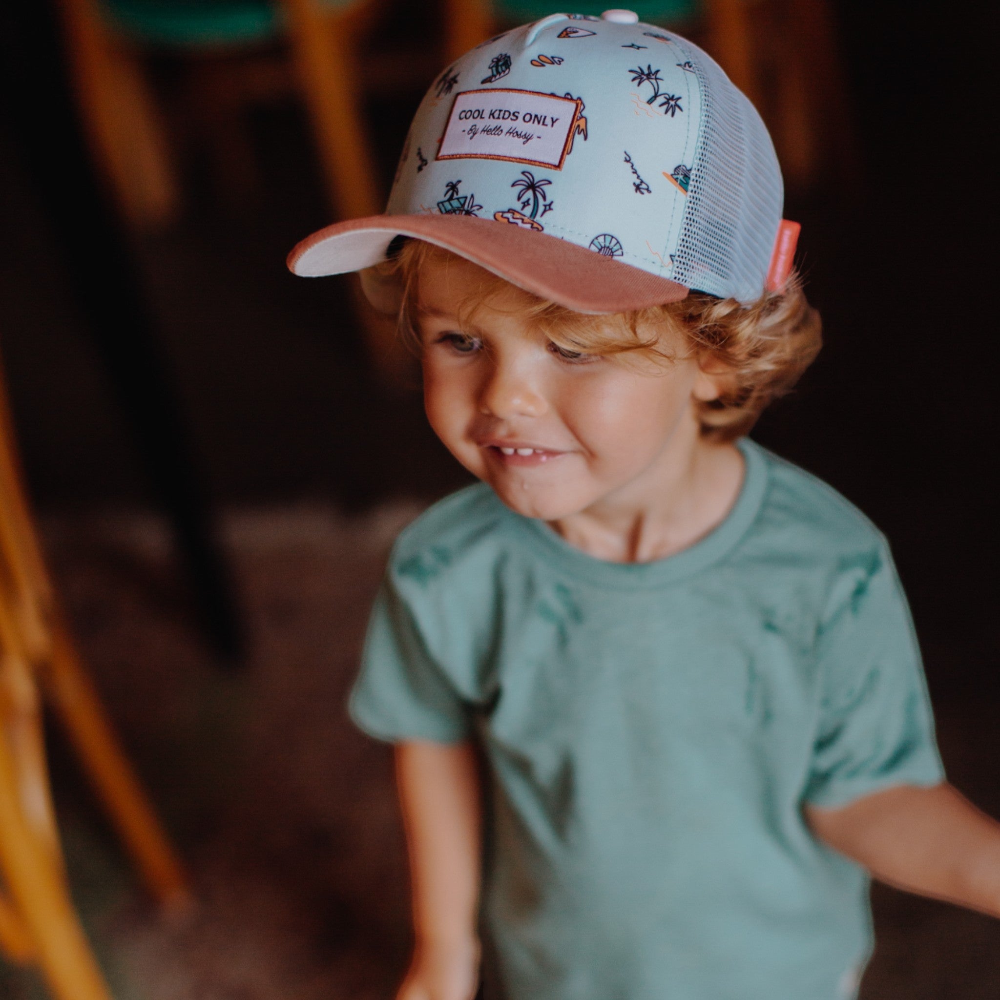 Kid's jockey cap Blue Island 2-5Y Hello Hossy 